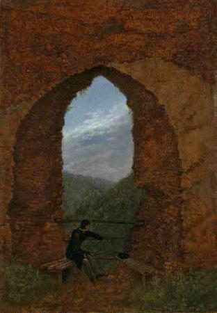 Carl Gustav Carus Aussicht oil painting image